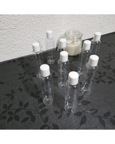 Bouteille PET, 150 ml avec bouchon 