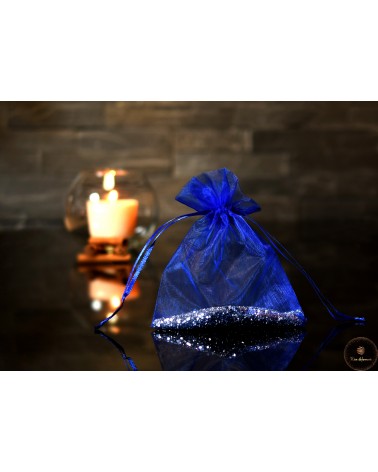 
Pochette Organza - Bleu 