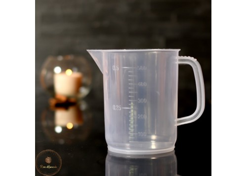 Mesure forme basse, PP, 500 ml 