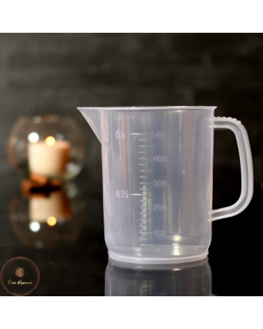 Mesure forme basse, PP, 500 ml 